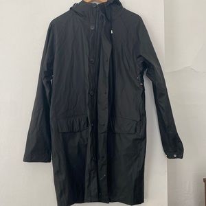 Stutterheim Black Raincoat size S